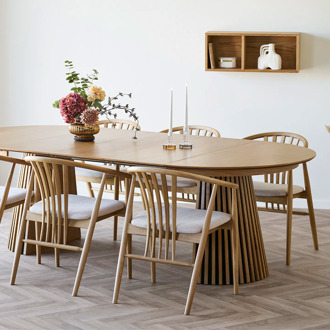 Artichok August eikenhouten wandplank naturel - 71 x 30 cm Bruin