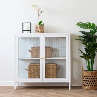 Artichok Benji zeegras opbergmanden naturel - set van 2 Bruin