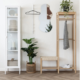 Artichok Gerben bamboe kledingrek naturel - 165 x 95 cm Bruin