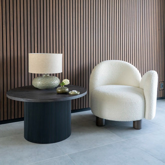 Artichok Isabeau fauteuil bouclé wit