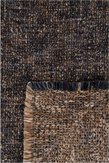 Artichok Janna plaid donkerblauw/geel - 170 x 130 cm