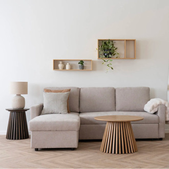 Artichok Koen bamboe wandplank naturel - 70 x 35,5 cm Bruin