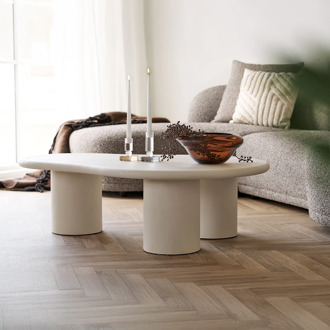 Artichok Lander mondgeblazen glazen schaal - bruin