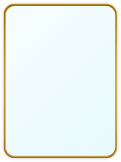 Artichok Lize wandspiegel goud - 70 x 50 cm