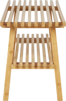 Artichok Mike bamboe bankje naturel - 70 x 45 cm Bruin