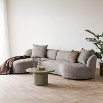 Artichok Nelson ronde houten salontafel groen - Ø 80 cm