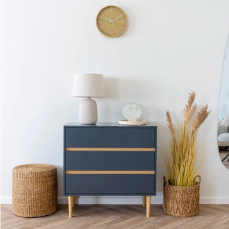 Artichok Rixt make-up spiegel met travertijn standaard beige - Ø 18 x 18 cm