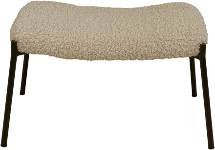 Artichok Rosemarie teddy poef bruin - 61 x 41 cm