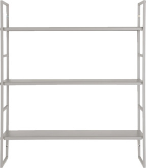 Artichok Sebas metalen wandrek lichtgrijs - 48 x 55 cm