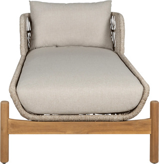 Artichok Teresa tuin loungestoel beige - met zitkussens