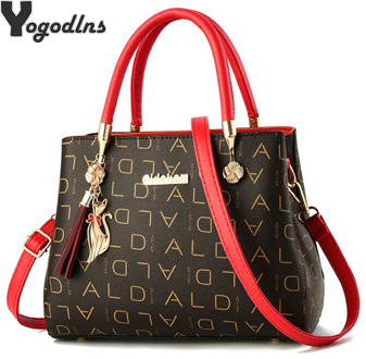 Artificial leather Women's Bags Luxury Shoulder Messenger Bag Crossbody For Women big capacity letter printing wild Ladies bags