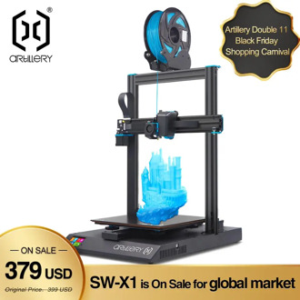 Artillery Sidewinder X1 SW-X1 3D Printer 300x300x400mm Large Plus Size High Precision Dual Z axis TFT Touch Screen 2020 Newest