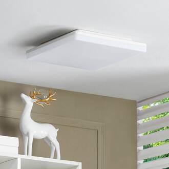 Artin LED plafondlamp, hoekig, 28 cm wit