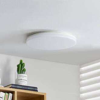 Artin LED plafondlamp, sensor, rond, 33 cm wit