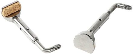 Artino CRV-TI chinerest clamp set for violin. nickel free titanium