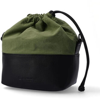 Artisan & Artist ACAM-CP210 Leather/Fabrick Black-Khaki