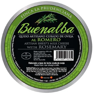 Artisan cheese from sheep to rosemary inside. Sheep to herbs (3 KG)