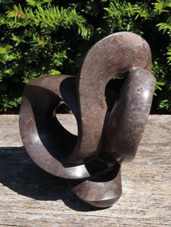 Artist decoratie uit Afrika kobaltsteen, 24 cm