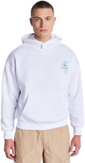 Artist Series Hoodies Heren - Wit - Maat S - Katoen Fleece White