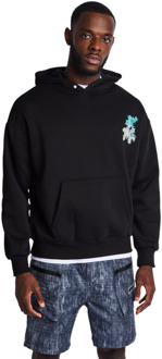 Artist Series Hoodies Heren - Zwart - Maat S - Katoen Fleece Black