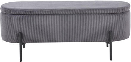 Artistiq Bankje 'Arissa' 110cm, kleur grijs