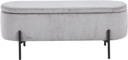 Artistiq Bankje 'Arissa' 110cm, kleur lichtgrijs