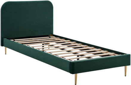 Artistiq Bed 'Federico' Velvet, 90 x 200cm, kleur groen