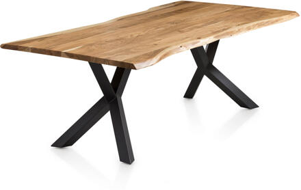 Artistiq Boomstam Eettafel 'Ronell' Acaciahout, 220 x 110cm - 220 x 110 cm