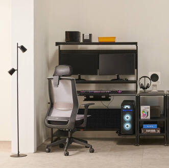 Artistiq Bureau 'Larssen' 120cm, kleur zwart - 120 cm