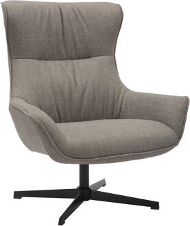 Artistiq Draaifauteuil 'Kevina' Structuurstof, kleur Taupe