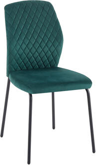 Artistiq Eetkamerstoel 'Chante' Velvet, kleur Groen