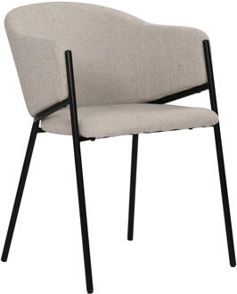 Artistiq Eetkamerstoel 'Lynise' Structuurstof, kleur Beige