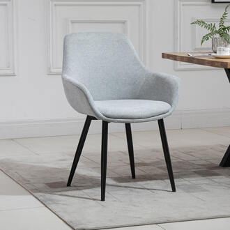 Artistiq Eetkamerstoel 'Matteo' kleur grijs