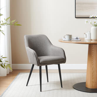 Artistiq Eetkamerstoel 'Randel' kleur grijs