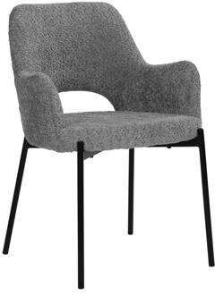 Artistiq Eetkamerstoel 'Suzana' Bouclé, kleur Grijs