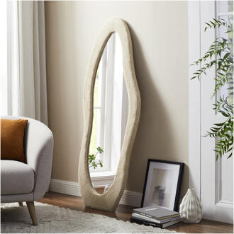 Artistiq Organische Spiegel 'Estaban' Imitatiebont 160 x 60cm, kleur champagne