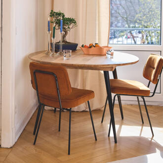 Artistiq Ronde Eettafel 'Colbi' Mangohout, 120cm - 120 cm