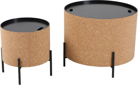 Artistiq Salontafel 'Carlyle' Kurk, Set van 2 stuks