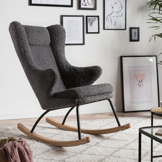 Artistiq Schommelstoel 'Benji' kleur grijs