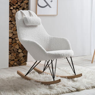 Artistiq Schommelstoel 'Carly' kleur Wit