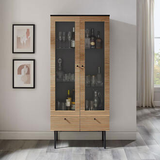 Artistiq Vitrinekast 'Shoua' 179 x 79cm - 180 cm