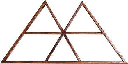 Artistiq Wandrek 'Novella' Mangohout, 35 x 70cm