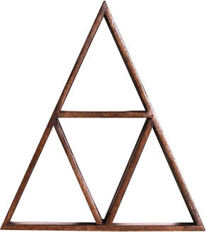 Artistiq Wandrek 'Novella' Mangohout, 45 x 40cm - 45 cm