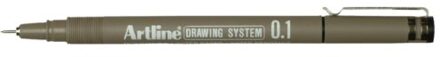 Artline Fineliner Drawing System 0,1 mm Zwart