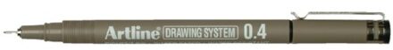 Artline Fineliner Drawing System 0,4 mm Zwart