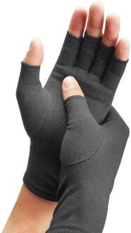 Artritis Handschoenen Touch Screen Handschoenen Anti Artritis Therapie Compressie Handschoenen En Pijn Gezamenlijke Opluchting Winter Warme Handschoenen zwart / S