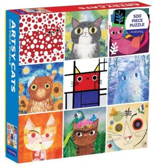 Artsy cats 500 piece family puzzle