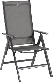 Aruba Verstelbare Tuinstoel - Antraciet