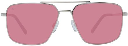 Aruba Zonnebril Rechthoekig Stijl - maat Lichtroze