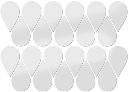 Arylic 3D Spiegel Stickers Muur Behang Woondecoratie Decor Art Wall Decor Verwisselbare Muur Spiegel Decor Diy Spiegel Stickers zilver